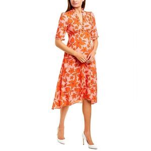 Donna Morgan Women's Georgette Ruffle Dress. Sz 12, like new!